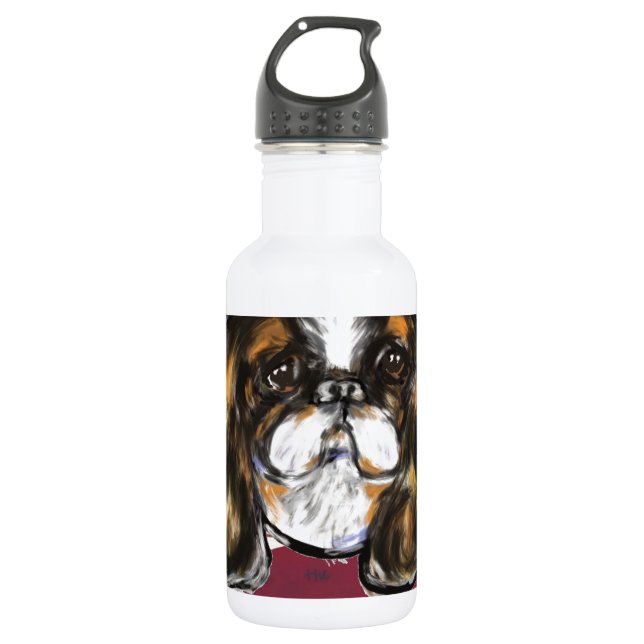 ENGLISH TOY SPANIEL 532 ML WATER BOTTLE (Front)