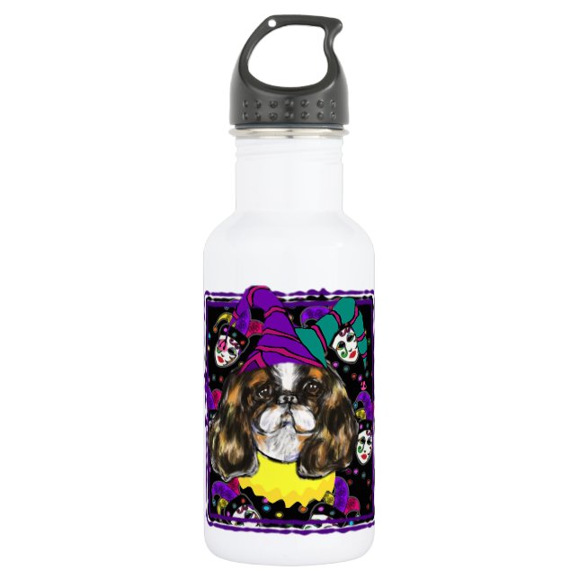 ENGLISH TOY SPANIEL 532 ML WATER BOTTLE (Front)