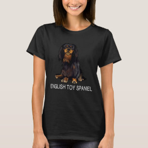 English Toy Spaniel Crazy Dog T-Shirt