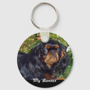 English Toy Spaniel Key Ring