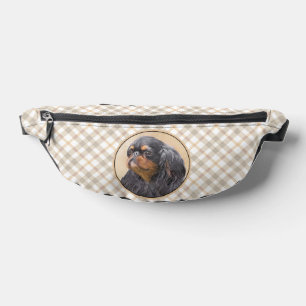 English Toy Spaniel Painting King Charles Dog Art Bum Bags