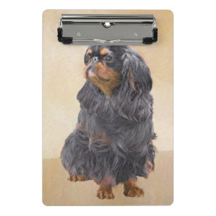 English Toy Spaniel Painting Original Animal Art Mini Clipboard