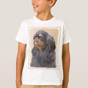 English Toy Spaniel Painting Original Animal Art T-Shirt