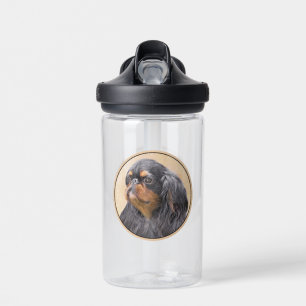 English Toy Spaniel Painting Original Animal Art Water Bottle