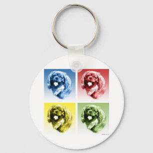 English Toy Spaniel Pop Key Ring