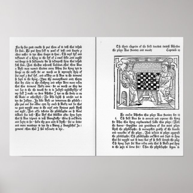 English translation of 'De Ludo Saccorum' Poster (Front)