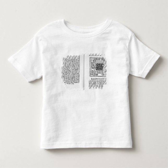 English translation of 'De Ludo Saccorum' Toddler T-Shirt (Front)