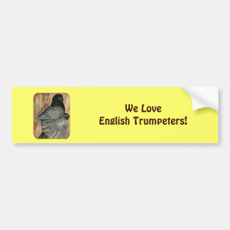 English Trumpeter Pigeon:  1980 Andalusian Bumper Sticker