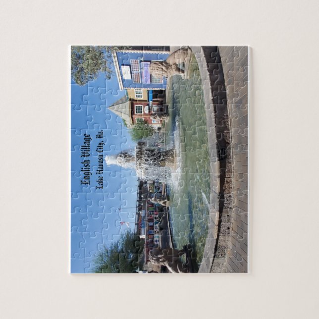 English Village, Lake Havasu City, Az. Jigsaw Puzzle (Vertical)