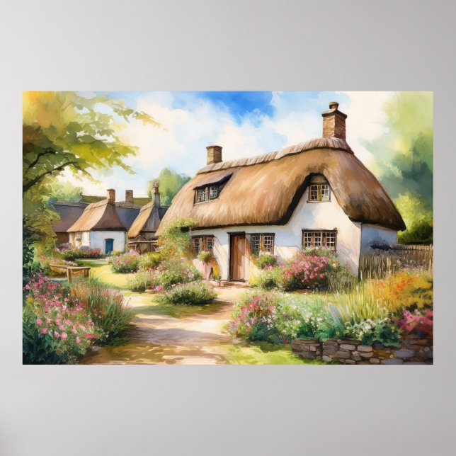 English Village Poster (Front)