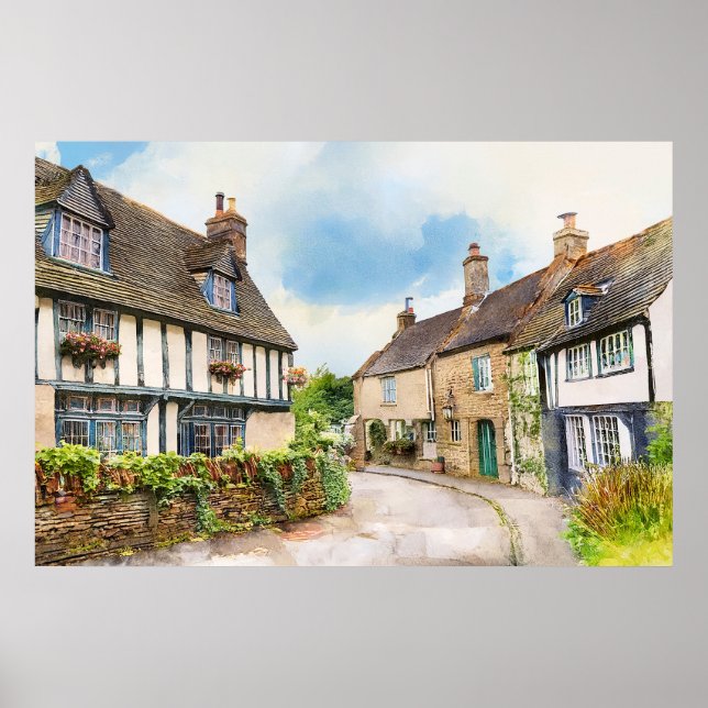 English Village Poster (Front)