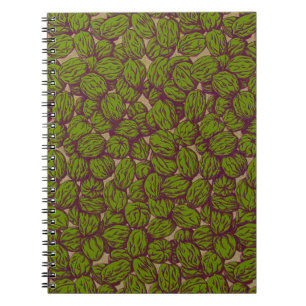 English Walnut Spiral Notebook