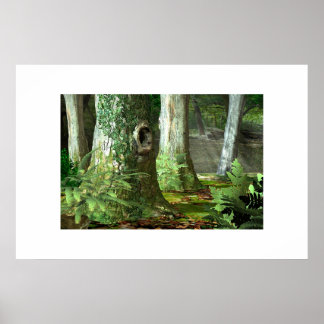 English Woodlands Poster