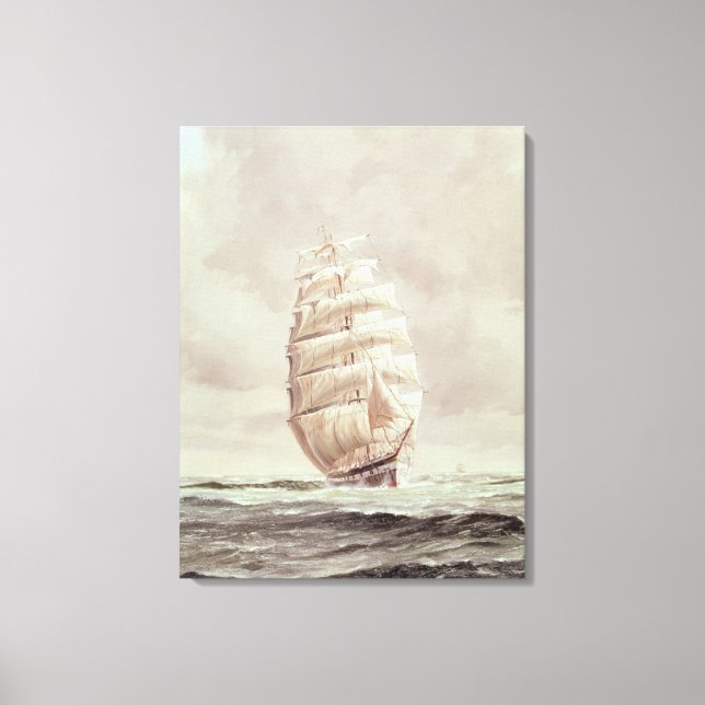 English wool clipper canvas print (Front)