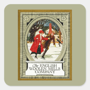 English Woollen Mills Company Square Sticker