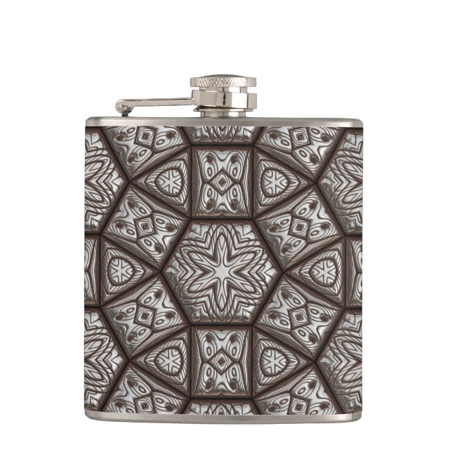 Engraved 1 Wrapped Flask (Front)