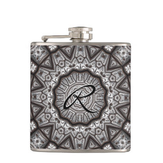 Engraved 3 Wrapped Flask