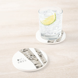 Engraved Birch Tree Coaster