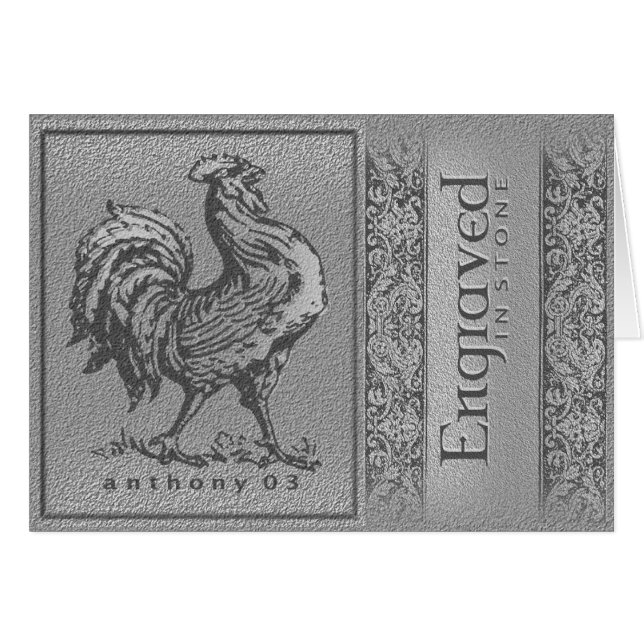 Engraved Card (Front Horizontal)