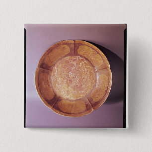 Engraved dish, Tang dynasty 15 Cm Square Badge