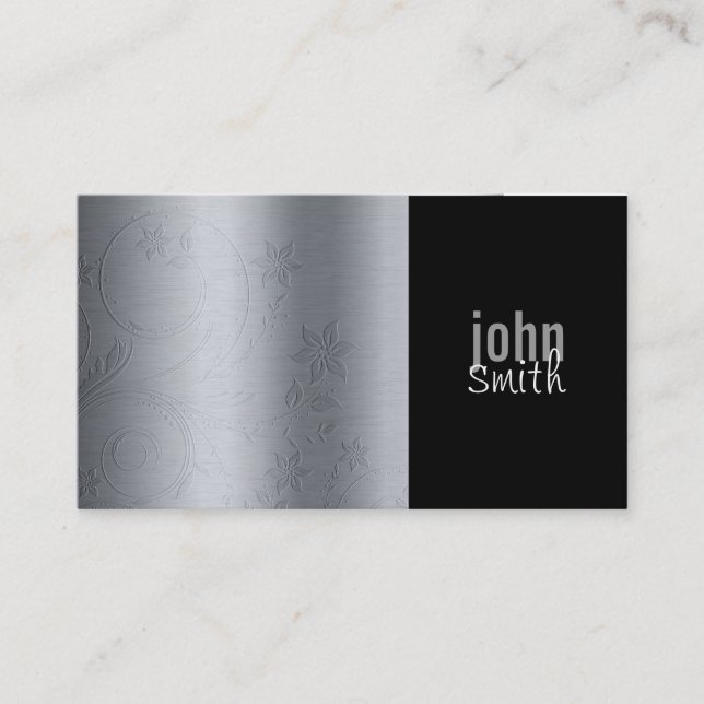 Engraved Metal Business Card (Front)