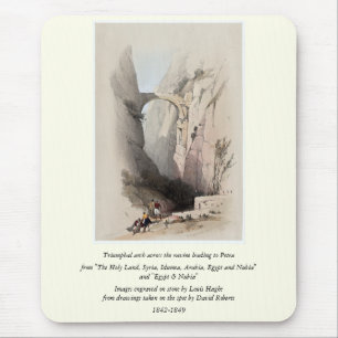 Engraved on stone by Louis Haghe Mouse Pad