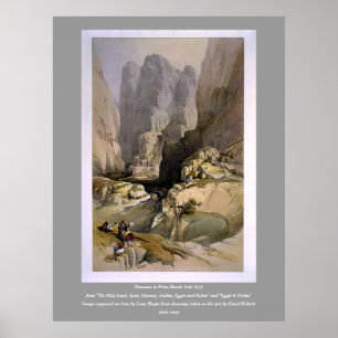 Engraved on stone by Louis Haghe Poster