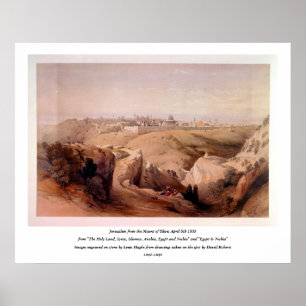 Engraved on stone by Louis Haghe Poster