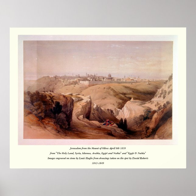 Engraved on stone by Louis Haghe Poster (Front)