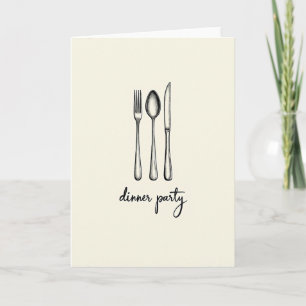 Engraved Utensil Birthday Card