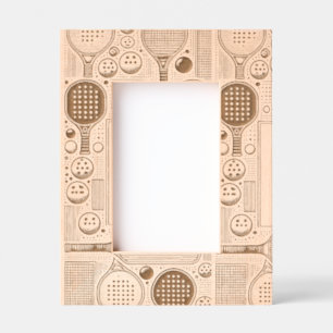 Engraved wooden 4" x 6" pickleball etched frames