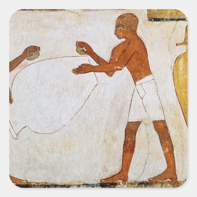 Engraving and polishing vases in gold and square sticker (Front)