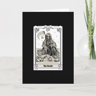 engraving tarot the death XIII Card