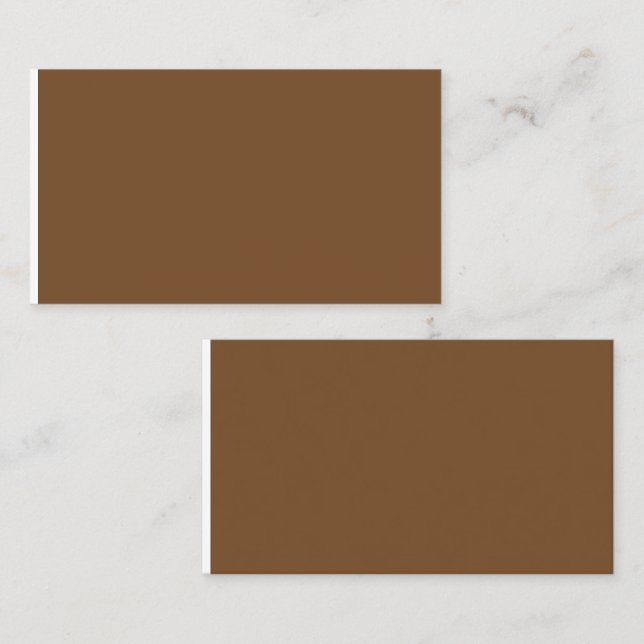 Enhance Your Design with a Brown Background Calling Card (Front/Back)