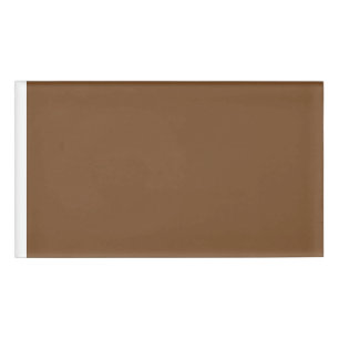 Enhance Your Design with a Brown Background Name Tag