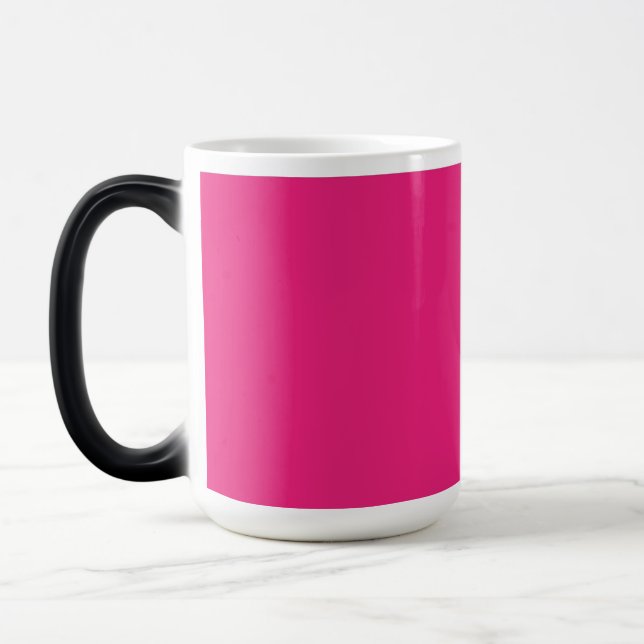 Enhance Your Design with Pink Background  Magic Mug (Left)
