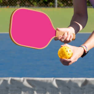 Enhance Your Design with Pink Background Pickleball Paddle
