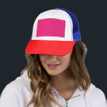 Enhance Your Design with Pink Background  Trucker Hat<br><div class="desc">Create a minimalist aesthetic with a pink and black design element. This elegant backdrop combines modern style and simple chic for a creative,  stylish wallpaper!</div>