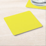 Enhance Your Design with Yellow Background  Square Paper Coaster<br><div class="desc">6 Custom Square Paper Coasters for Every Event. Discover our durable and customisable 6-pack square paper coasters. Perfect for parties, weddings, or branding your business, these coasters prevent water rings while adding a personal touch. Effortless Elegance for Every Occasion : Transform your gatherings into stylish experiences with our Square Paper...</div>