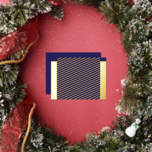 Enhance Your Home Decor with a Stylish Blue Foil Holiday Postcard