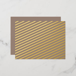 Enhance Your Living Room Style with a Brown  Foil Holiday Postcard