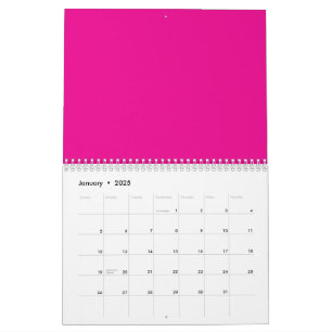 Enhance Your Space with a Pink Background Calendar