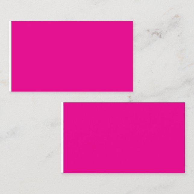 Enhance Your Space with a Pink Background Calling Card (Front/Back)