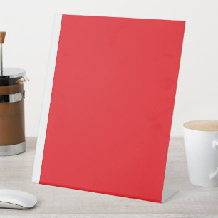 Enhance Your Website Banner with Red Background Pedestal Sign