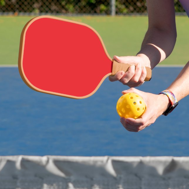 Enhance Your Website Banner with Red Background  Pickleball Paddle (Insitu)