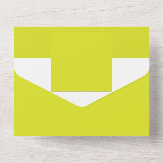 Enhance Your Website Design a Yellow Background All In One Invitation (Back)