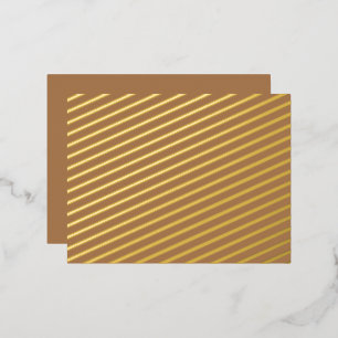 Enhance Your Website Design with a Stunning Brown Foil Holiday Postcard