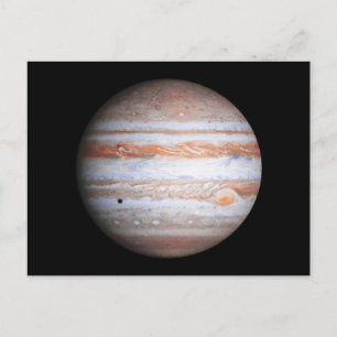ENHANCED image of Jupiter Cassini flyby NASA Postcard