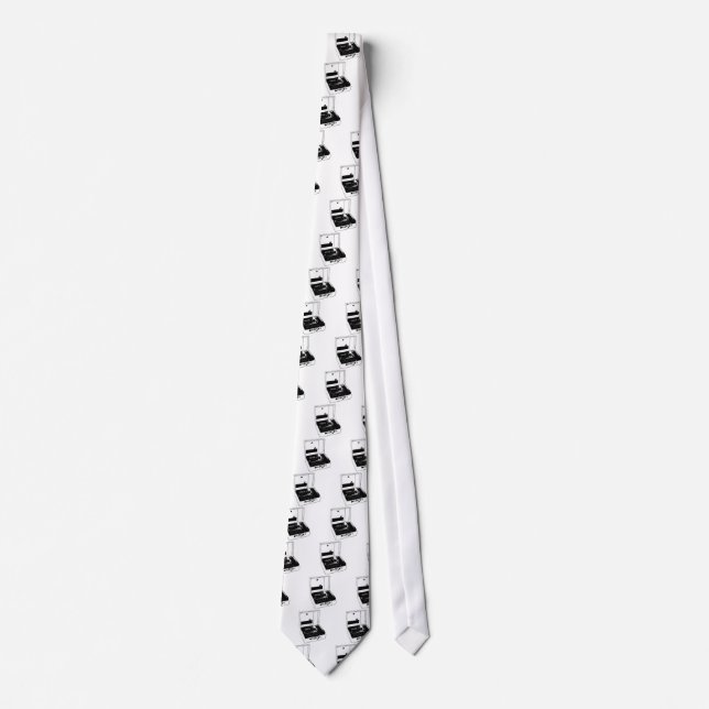 Enigma Machine Cryptography World War II Tie (Front)