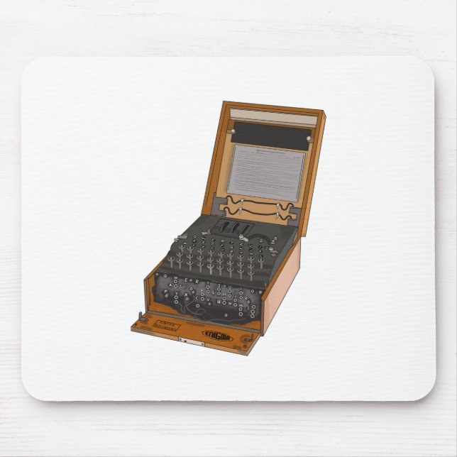 Enigma Machine Mouse Pad (Front)